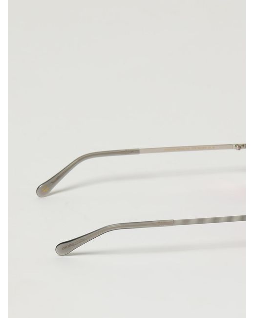 Moscot Pink Metal Sunglasses for men