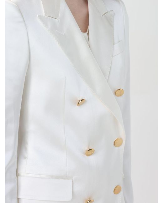 Robes Tagliatore en coloris White