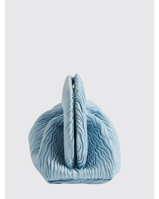 THEMOIRÈ Blue ThemoirÈ Bios Embossed Vegan Leather Clutch