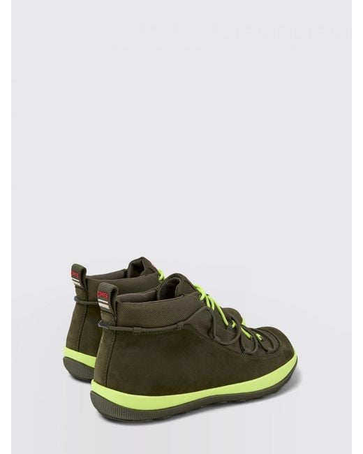 Camper Green Peu Pista Gm Gore-Tex And Nubuck Sneakers for men