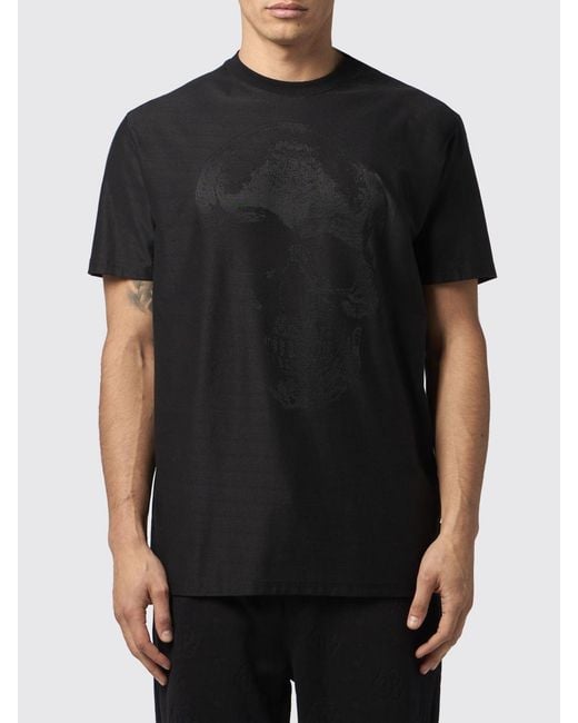 Philipp Plein Black T-Shirt for men