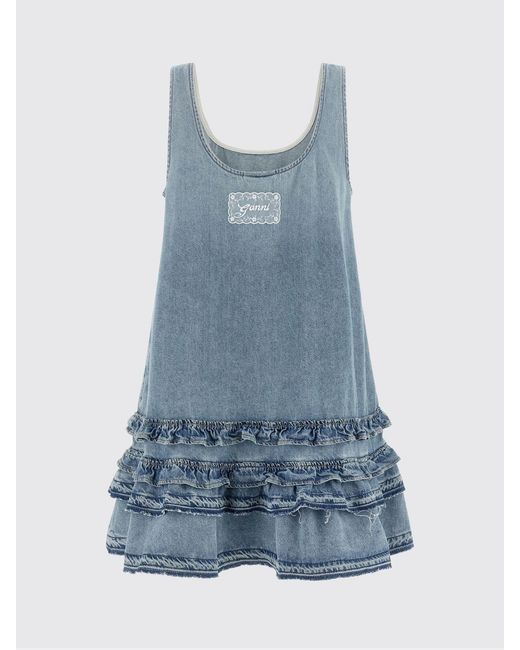 Ganni Blue Dress