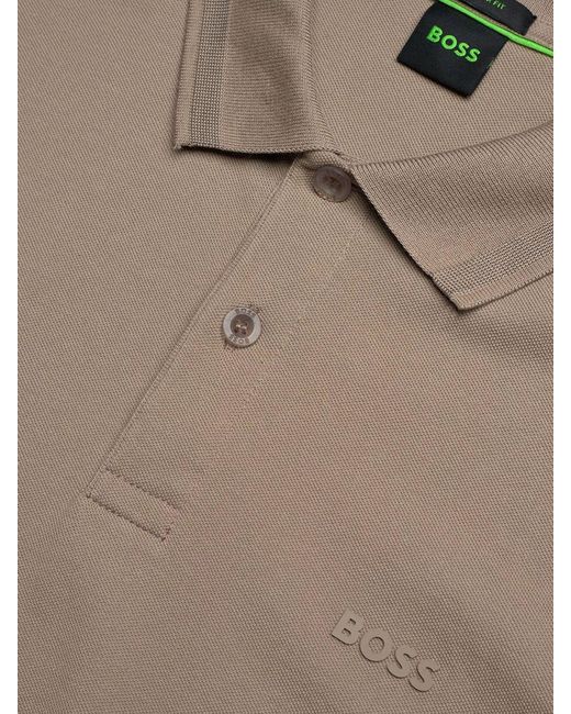 Boss Multicolor Cotton Polo Shirt for men