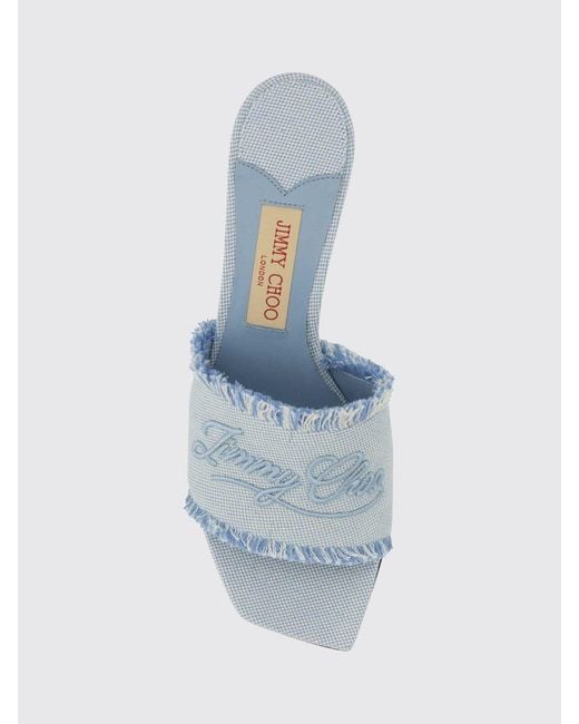 Jimmy Choo White Heeled Sandal