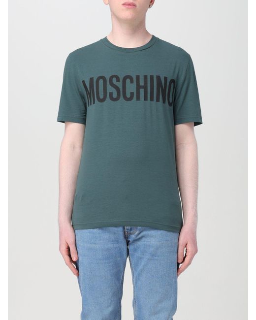 T-shirt in jersey di Moschino Couture in Blue da Uomo
