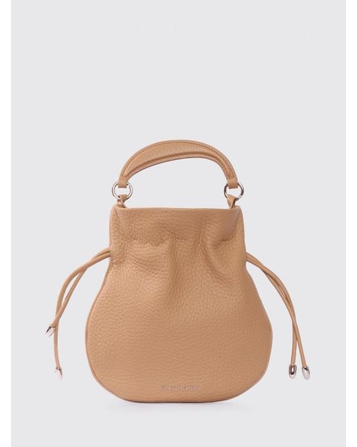 Orciani Natural Calf Leather Handbag