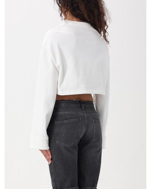 Courreges White Sweatshirt Courrèges