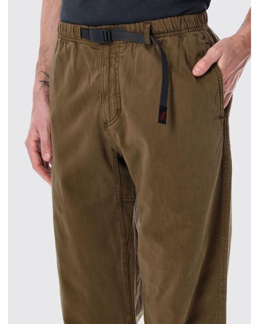 Gramicci Green Cotton Trousers for men