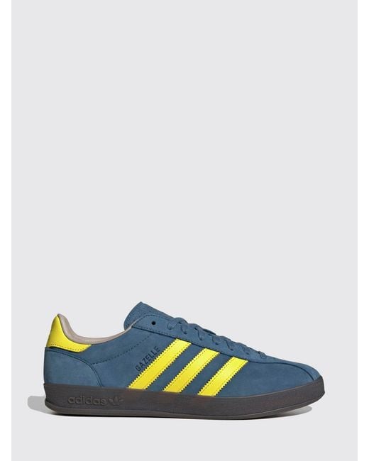 Adidas Originals Blue Gazelle Indoor Pro Leather Sneakers for men