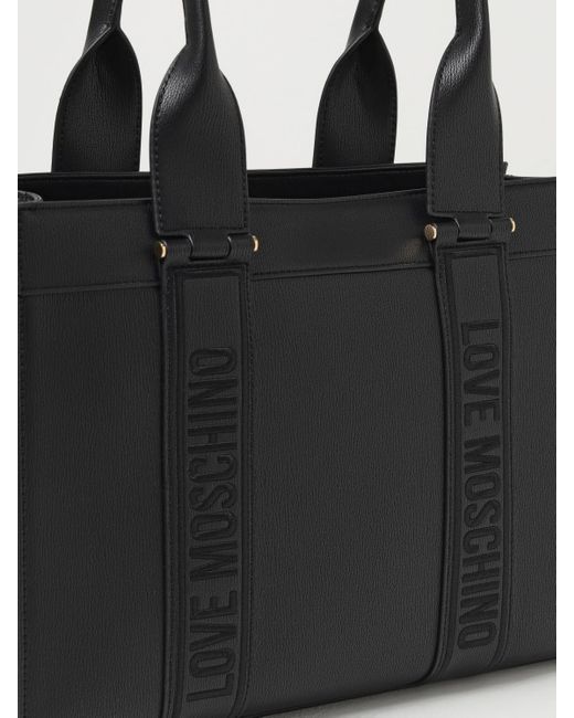Love Moschino Black Tote Bags