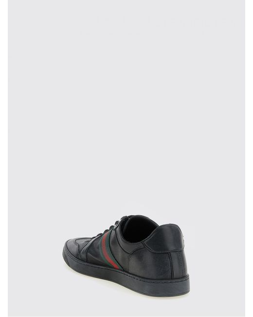Gucci Black Stretch Sneakers for men