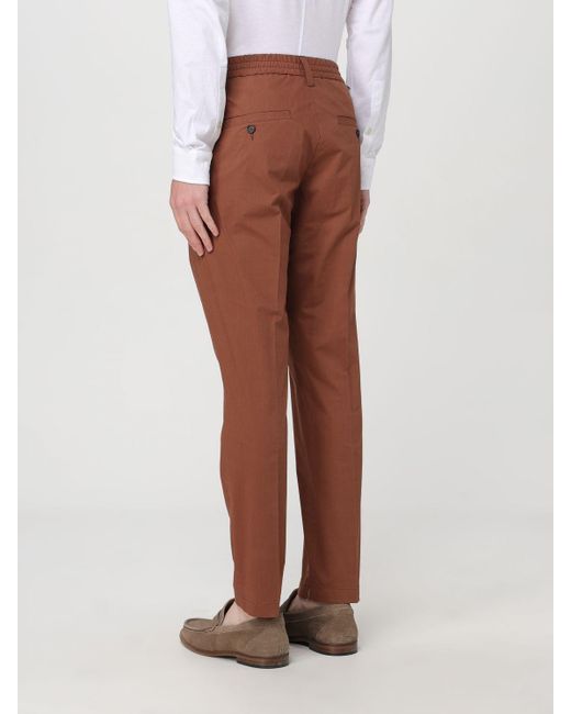 Paolo Pecora Brown Trousers for men