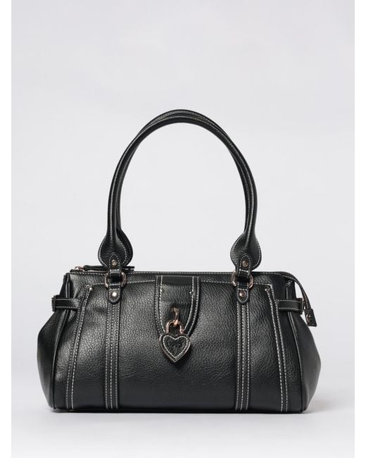 Liu Jo Black Grained Faux Leather Bag