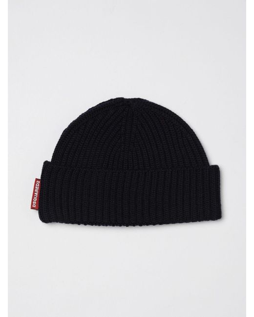 Set Sciarpa + Cappello di DSquared² in Black da Uomo
