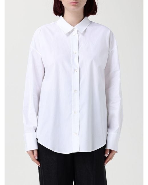Max Mara White Classic Poplin Shirt