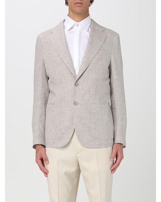 Blazer Classico di Fay in Gray da Uomo