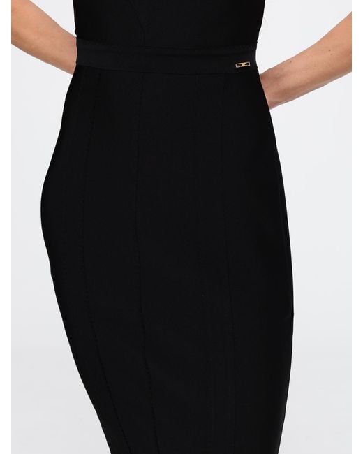 Elisabetta Franchi Black Dress