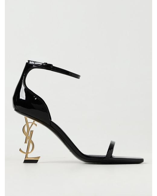 Saint Laurent White Heeled Sandals