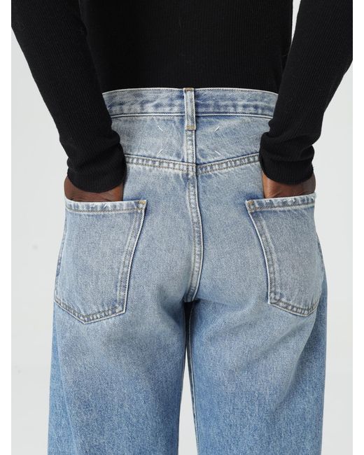 Maison Margiela Blue Mid-Rise Straight Jeans