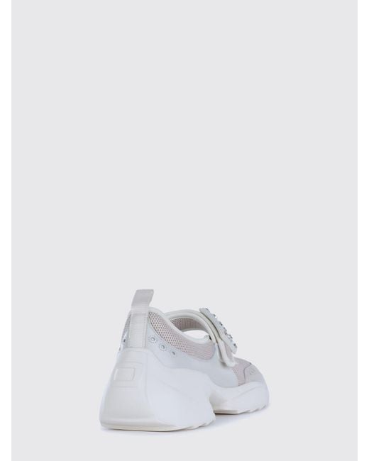 Roger Vivier White Flat Shoes