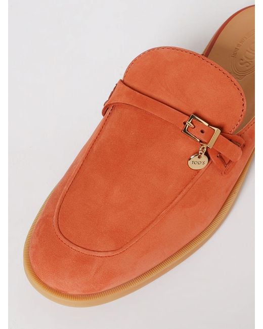 Tod's Brown Suede Slippers