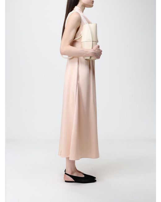 Jil Sander Natural Linea Lambskin Shoulder Bag