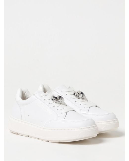 Love Moschino Natural Sneakers Casual Leather