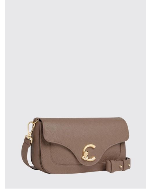 Coccinelle Brown C-Me Grained Leather Bag