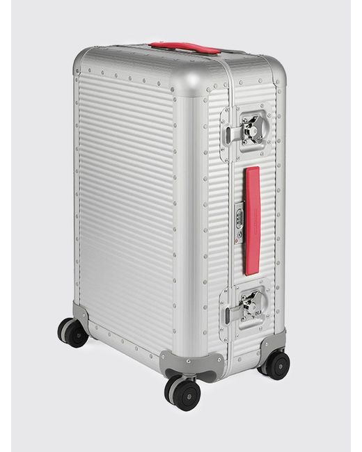 Fpm Milano Pink Leather Blend Trolley Handle
