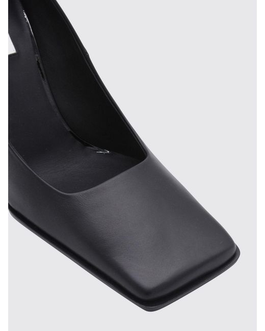 Alaïa Black Pumps Square Aus Leder