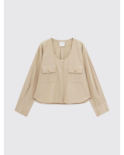 Forte_forte Natural Cotton Blend Blouse