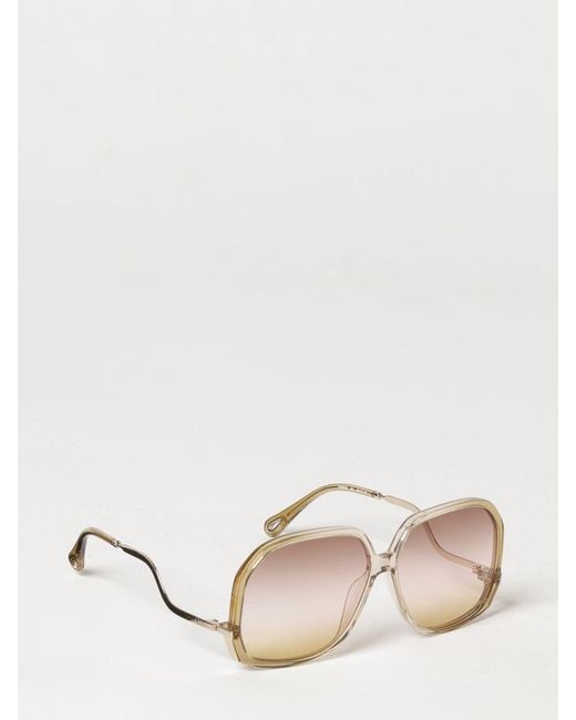 Chloé Natural ChloÉ Cat-Eye Butterfly Sunglasses
