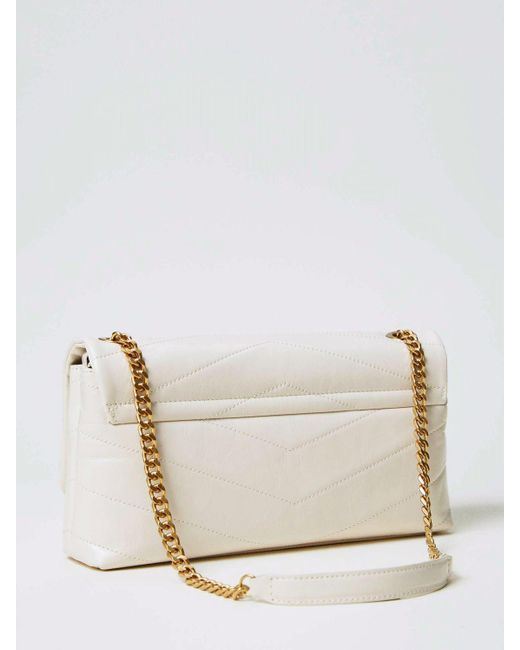 Twinset Natural Schultertasche Damen