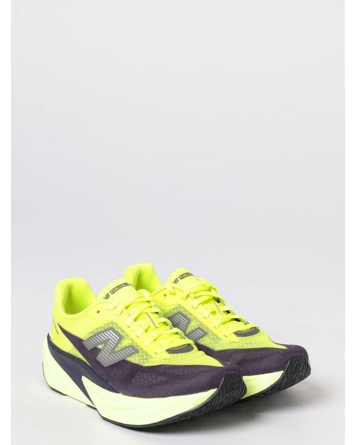 New Balance Yellow Fuelcell Rebel V5 Mesh Sneakers for men