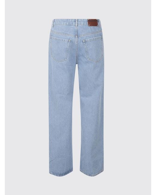 Dries Van Noten Blue Pants for men