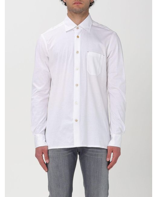 Kiton White Shirt for men
