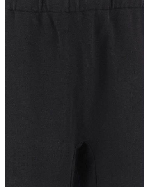 Jacquemus Black Rond Carrè Cotton Trousers for men