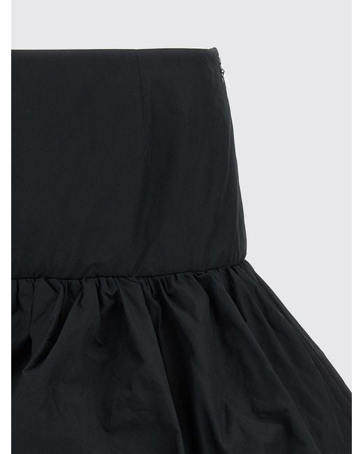 ROTATE BIRGER CHRISTENSEN Black Mini Balloon Skirt