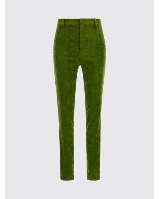 Gucci Green Velvet Skinny Trousers