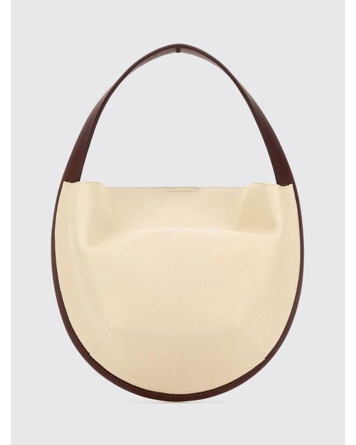 Jil Sander Natural Pivot Leather Bag