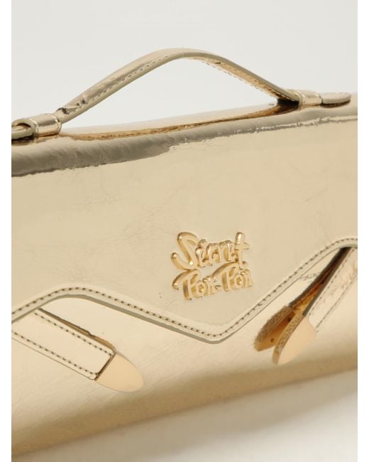 Sac Porté Épaule Femme Secret Pon-pon en coloris Natural