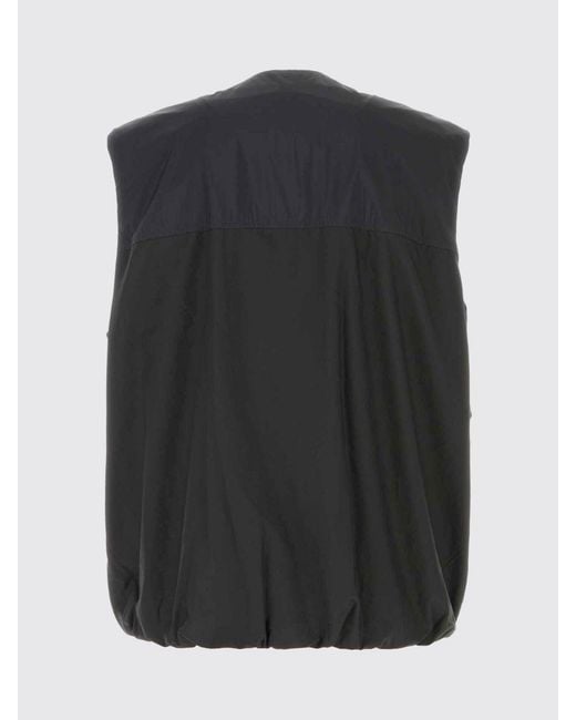 Tatras Black Cotton Blend Vest for men