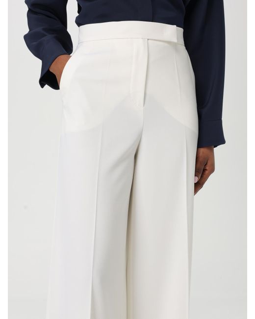 Max Mara White Trousers