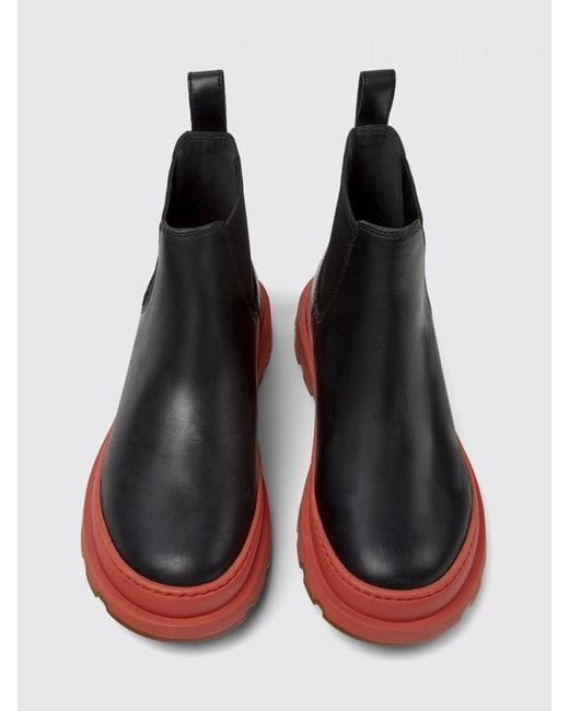 Camper White Brutus+ Ankle Boots