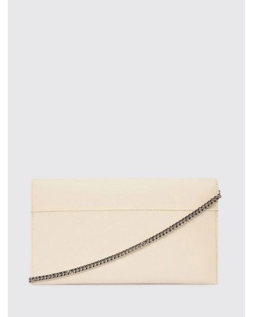 Patrizia Pepe Natural Leather Clutch