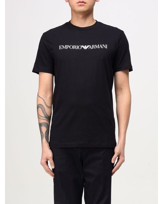 Emporio Armani Black T-Shirt for men