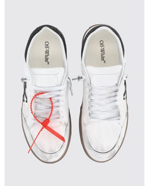 Sneakers Vulcanized Low Top di Off-White c/o Virgil Abloh in White da Uomo