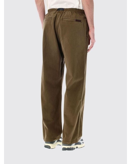 Gramicci Green Cotton Trousers for men