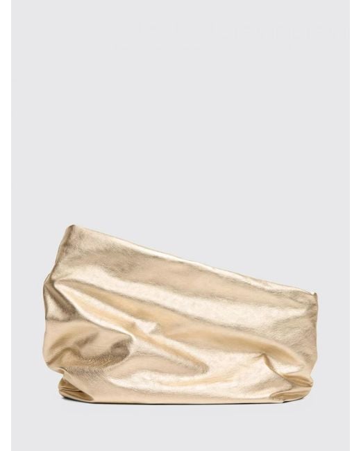 Marsèll Natural Fanta Laminated Leather Clutch