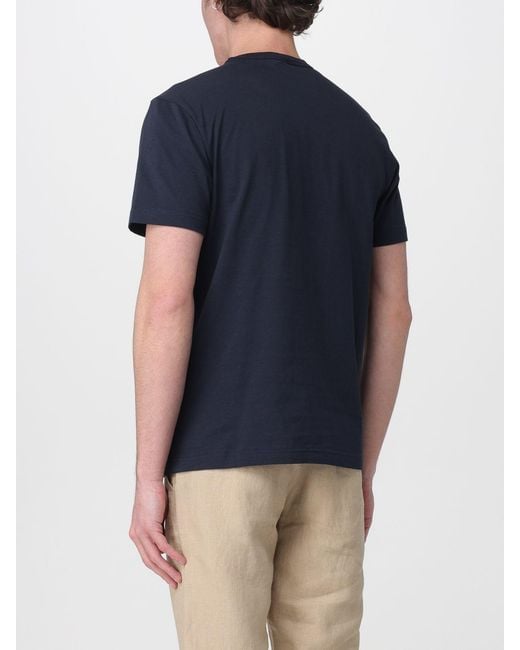 Colmar Blue Cotton T-Shirt With Logo for men